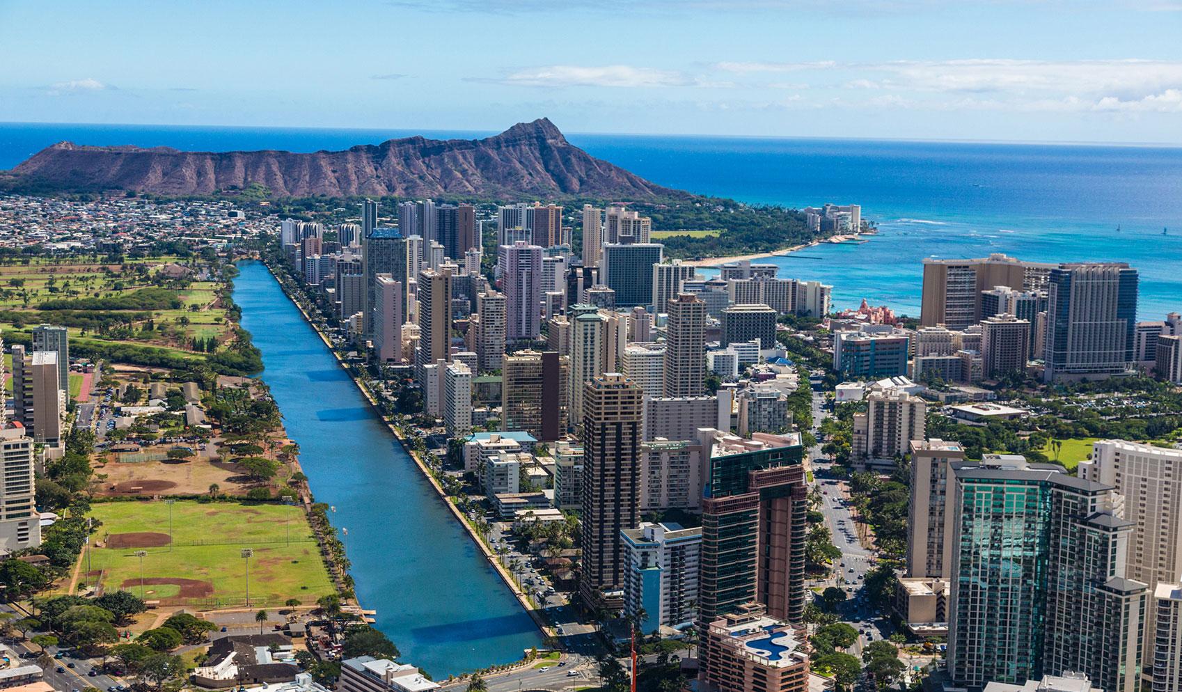 Oahu, known as "The Gathering Place", is the third-largest of the Hawaiian Islands. https://www.gohawaii.com/islands/oahu
