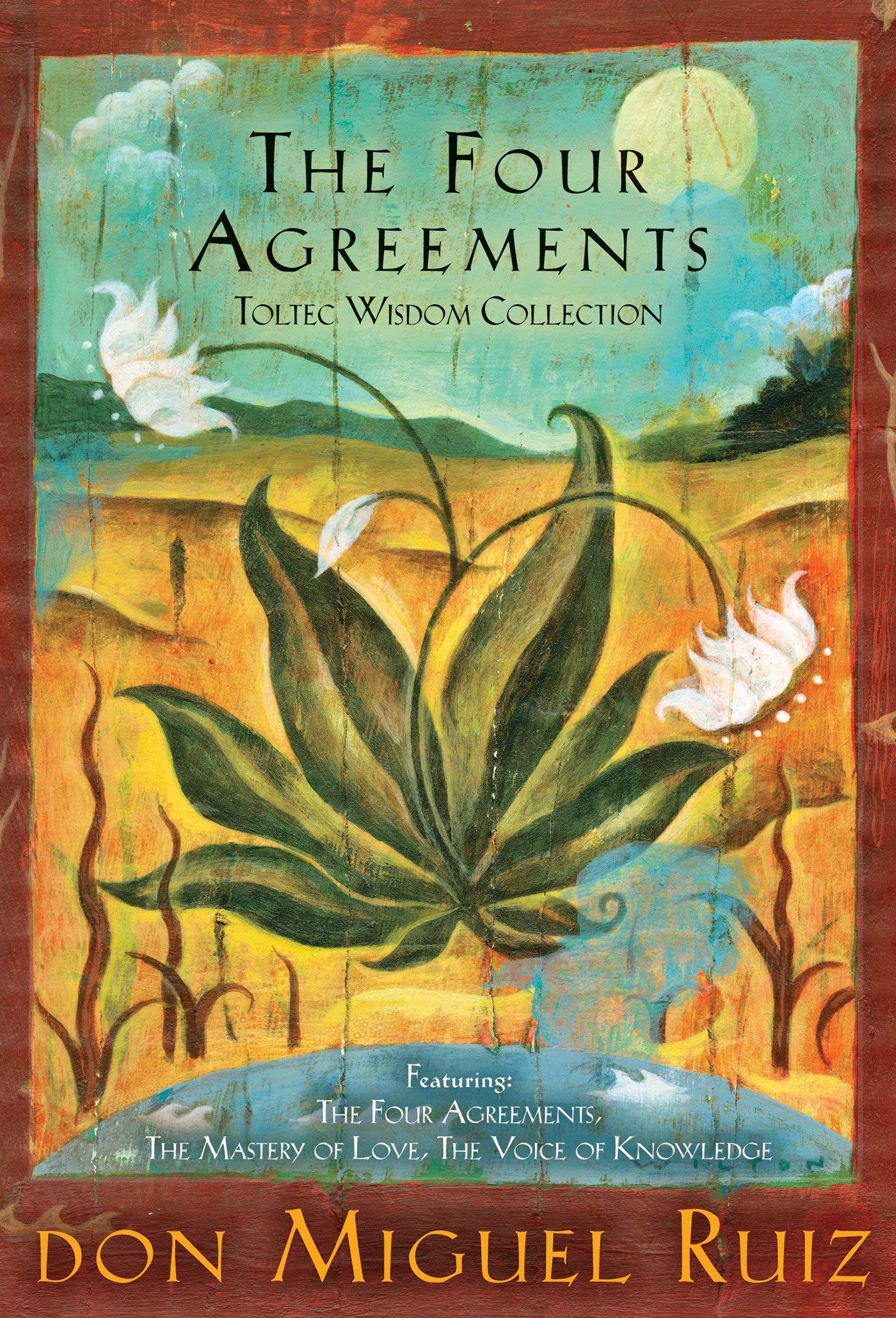he Four Agreements Toltec Wisdom Collection by Don Miguel Ruiz.